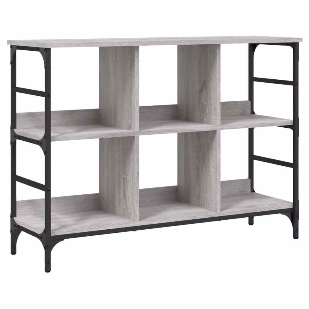 Berkfield Home Grey Sonoma Sideboard in Engineered Wood W/D/H: 102 x 32 x 73.5 cm – 2