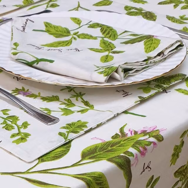 Kitchenwise Floral Herb Garden Table Napkins, Multicolour