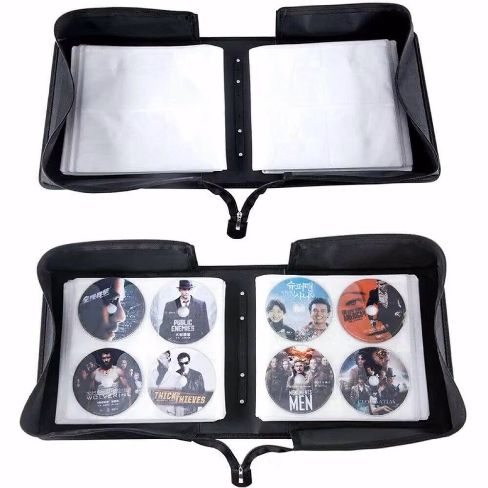 NESTLUNE 400 Disc CD DVD Wallet Storage Case in Black – 5