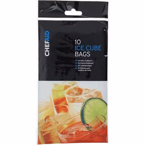 Chef Aid Black Freezable Ice Cube Bags, Pack of 1