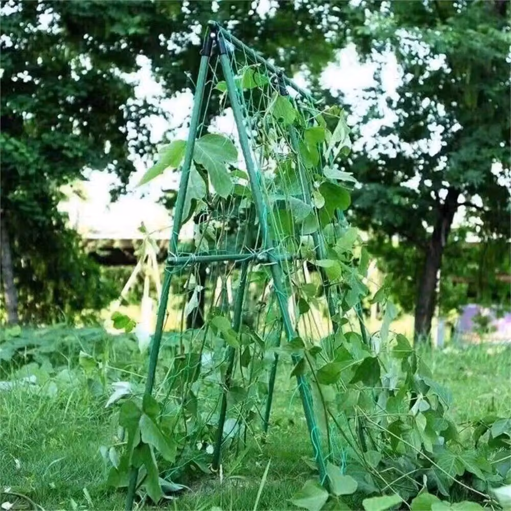 VOGREX Green A-Frame Garden Trellis Climbing Plant Support Stand, Height: 160 cm – 5