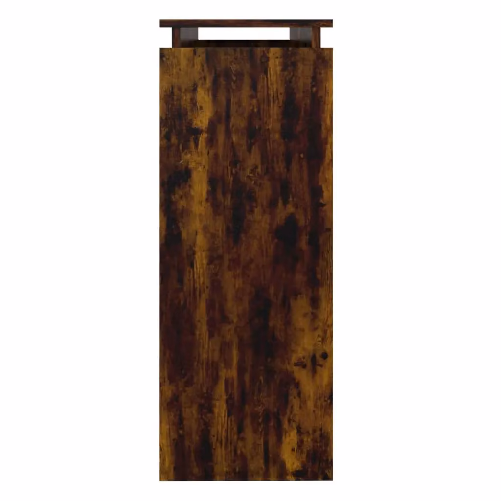 Berkfield Home Smoked Oak Console Table in Brown, W/D/H: 102 x 30 x 80 cm – 3