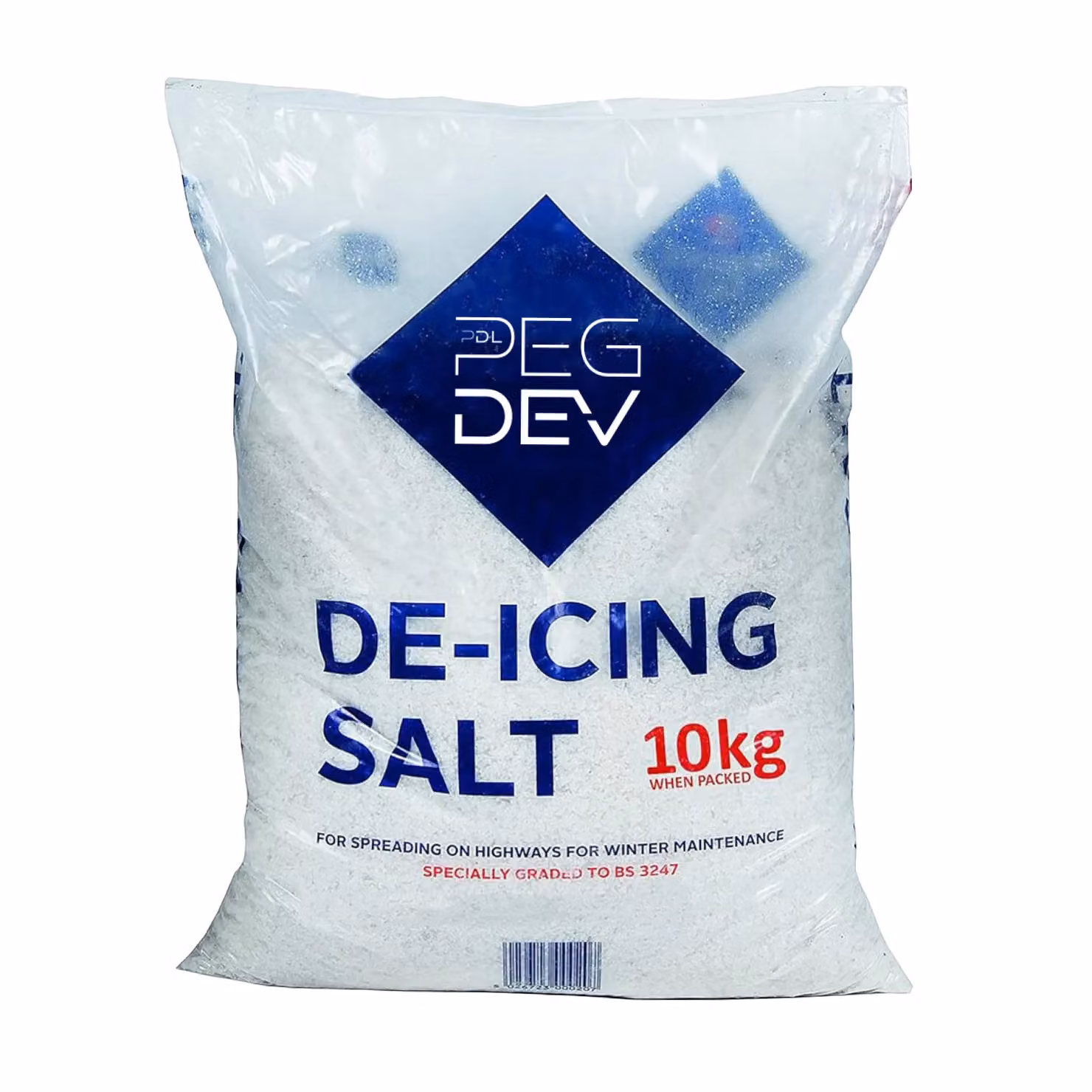 Pegdev Premium White De-Icing Rock Salt 20kg with Thermal Work Gloves Bundle – 2
