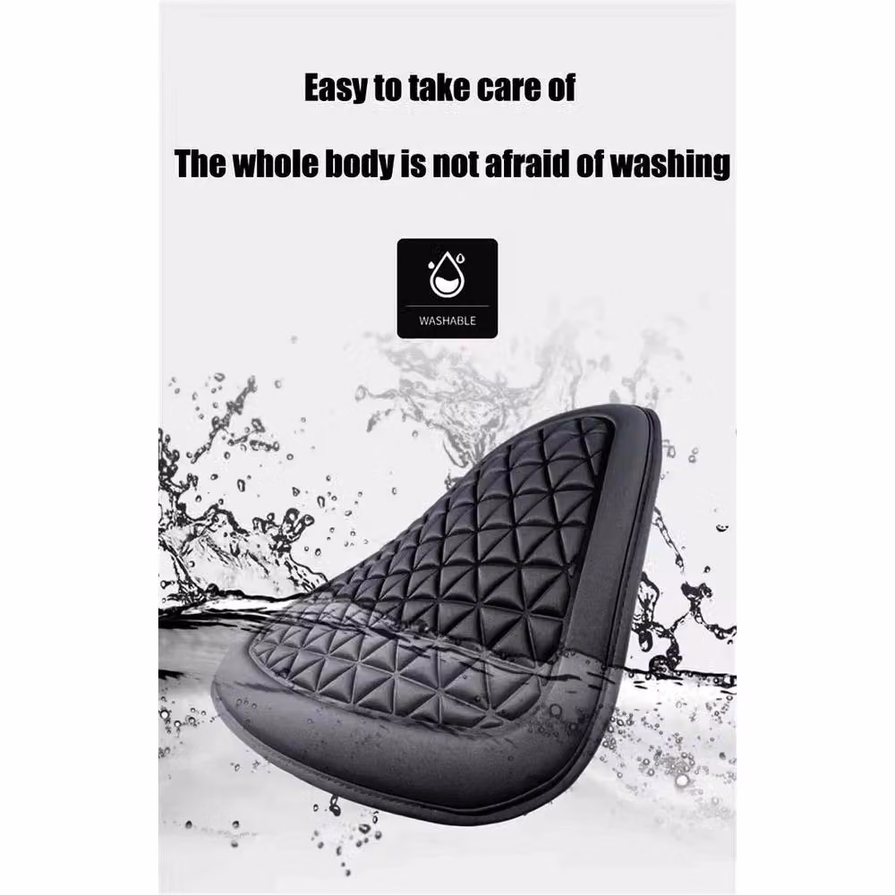 NESTLUNE Non-Slip Memory Foam Car Seat Cushion, Black, W: 100 cm x L: 190 cm – 4