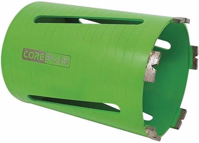 CorePlus DCD102 Diamond Dry Core Drill Bit, 102 mm, Green