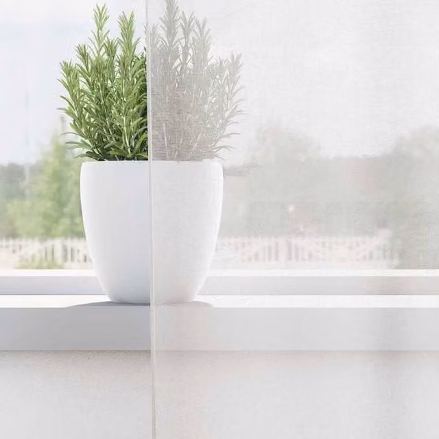 Berkfield Home White Voile Fabric Panel Curtains with Eyelets, 2 Pack, W: 140 cm, H: 260 cm