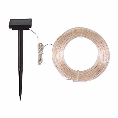 Smart Garden Products Solar Powered LED Rope Lights with 100 LEDs in Multicolour and Warm White – 2
