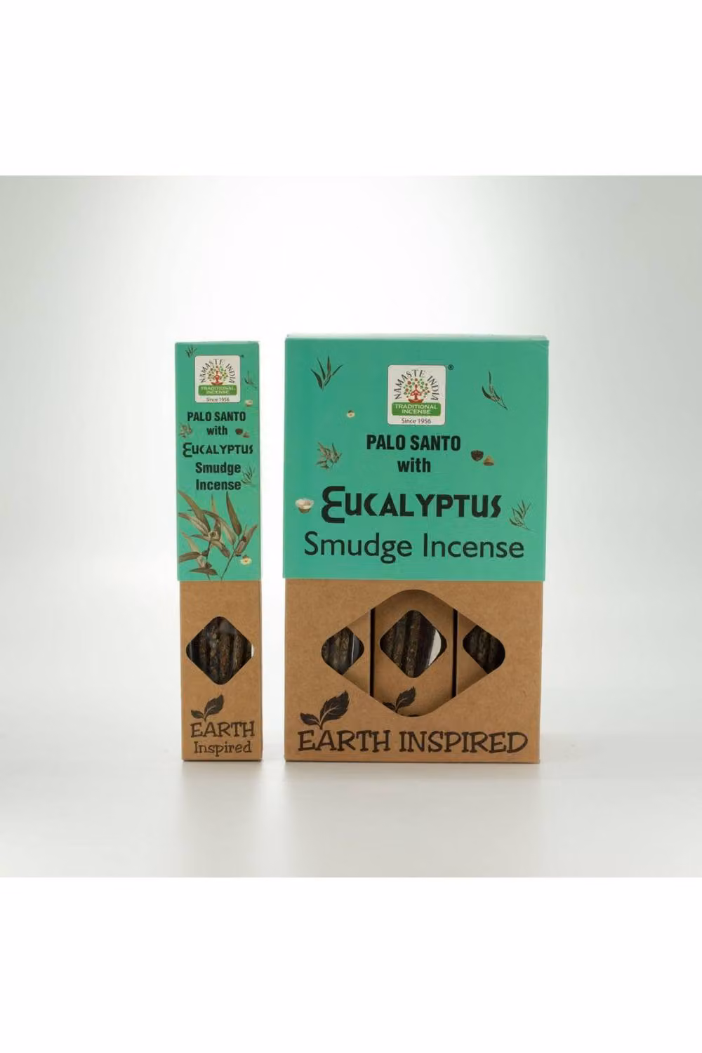KDMD Earth Inspired Eucalyptus Air Clearing Smudge Incense Sticks in Petrol Teal – 2