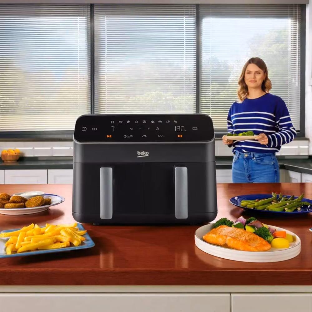 Beko ExpertFry FRL5387B Dual Zone Air Fryer, 8.5L, Black – 5