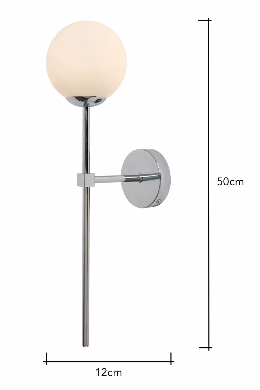 BHS Lighting Suzie Rechargeable LED Wall Light in Silver – 2