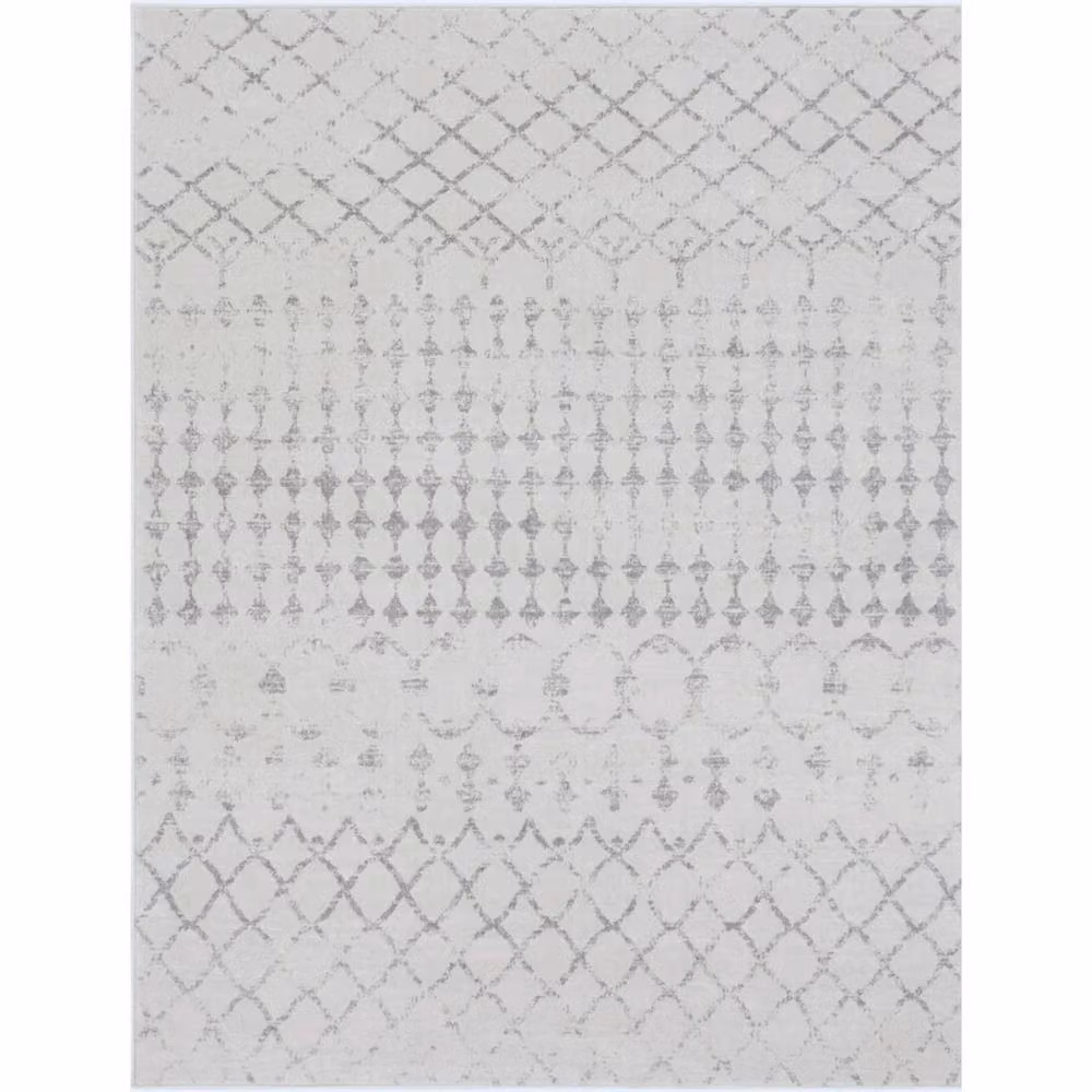 Livabliss Santiago Geometric Runner Rug in Brown, Ivory and Grey, W: 80 cm, L: 150 cm – 2