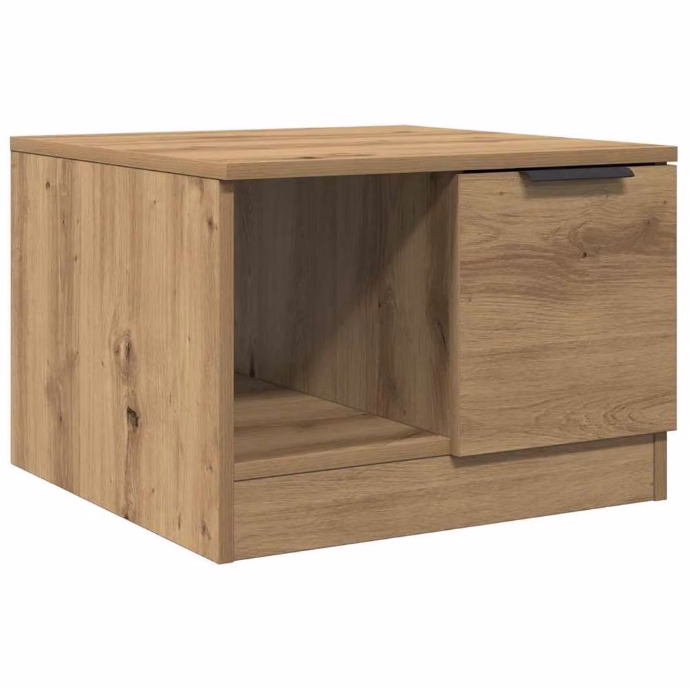 Berkfield Home Artisan Oak Coffee Table in Brown, W/D/H: 50 x 50 x 36 cm – 2