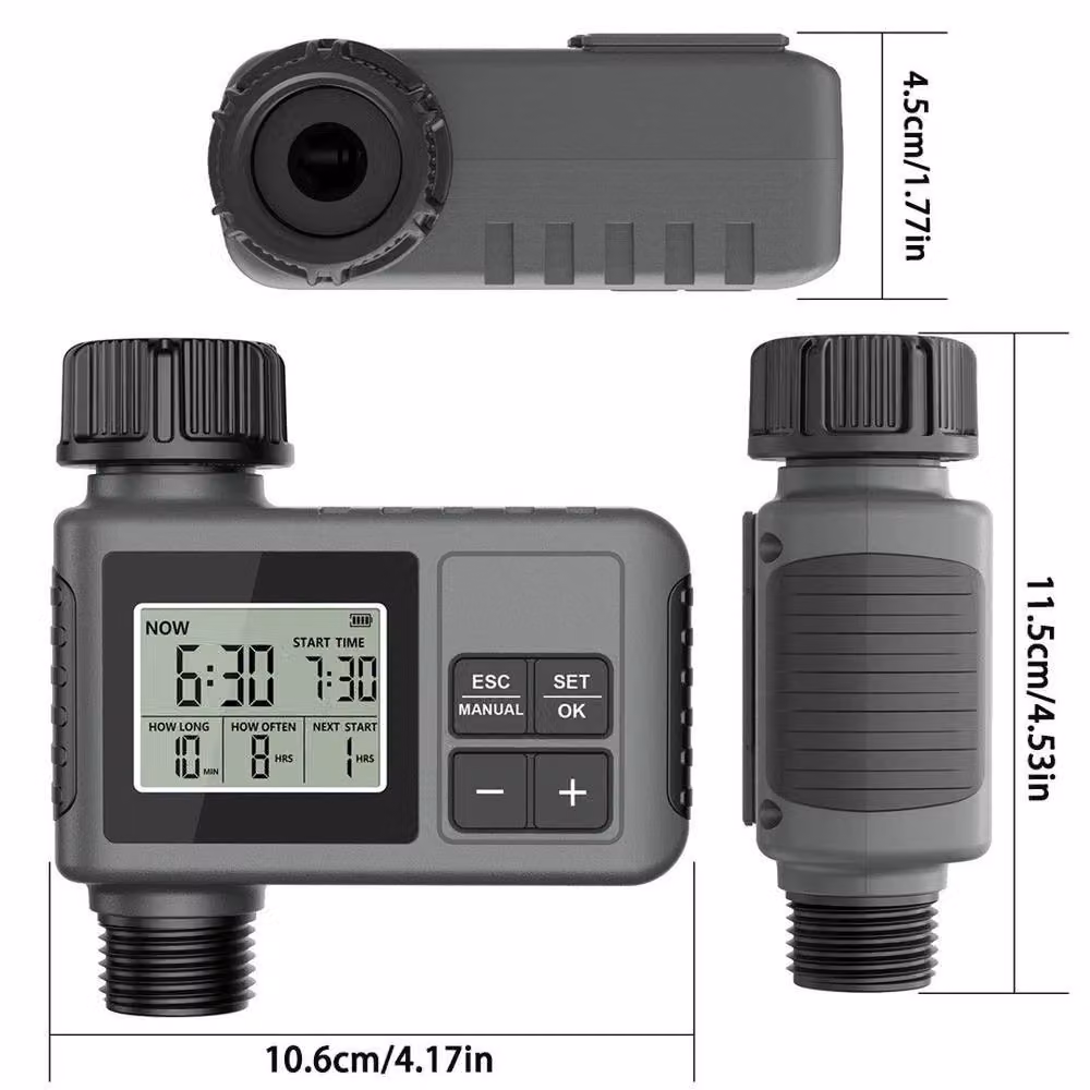 SPETLEK Automatic Mechanical Water Timer Irrigation Watering System in Black – 2