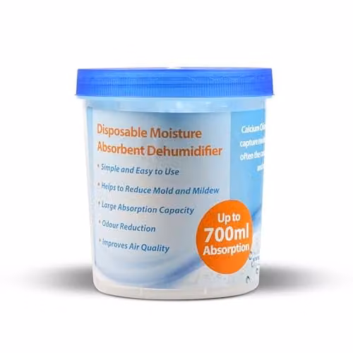St Helens Prem-I-Air Desiccant Moisture Absorber Dehumidifier, White, 700ml Absorption