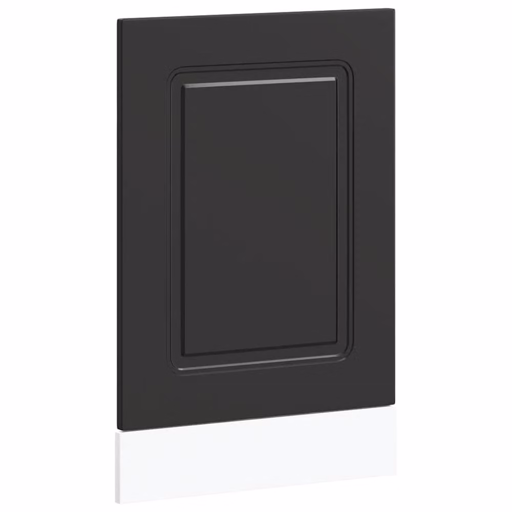 Berkfield Home Kalmar Dishwasher Panel, Black, W/D/H: 45 x 1.5 x 67 cm – 2