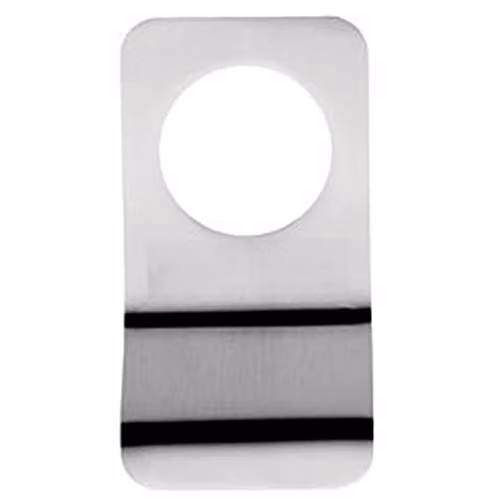 Loops Satin Stainless Steel Rim Profile Cylinder Latch Pull External Door Handle in Silver