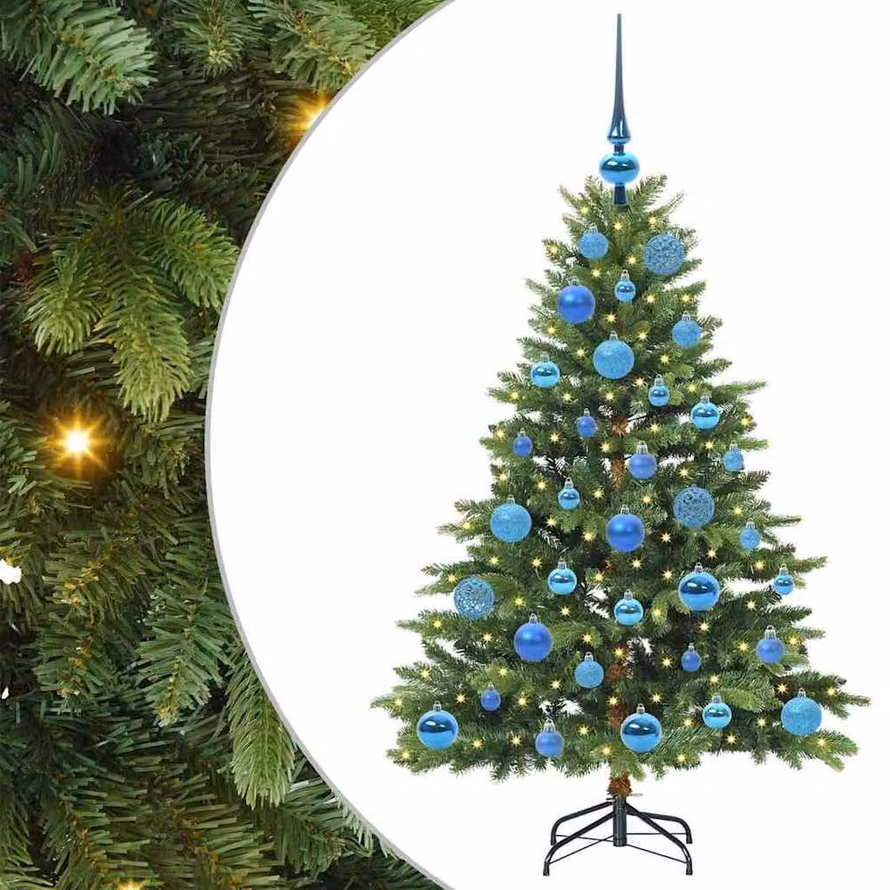 Berkfield Home Artificial Green Christmas Tree with 150 LEDs, Height: 120 cm – 2