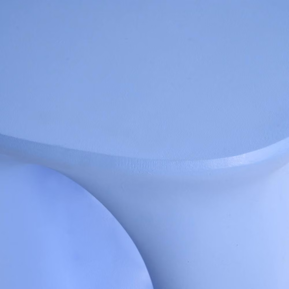 Wyld and Coco Blue Sculptural Lacquered Composite Side Table H 42 cm x W 28 cm – 4