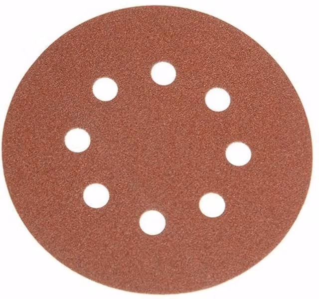 Faithfull Hook and Loop Sanding Discs for Wood and Metal, Multicolour