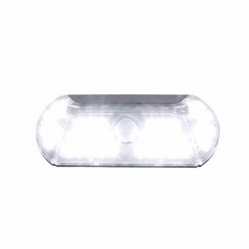 Gardenwize Solar Powered LED Motion Sensor Wall Light in White and Transparent
