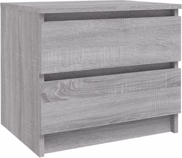 Berkfield Home Bed Cabinet in Grey Sonoma, W: 50 cm, D: 39 cm, H: 43.5 cm – 1