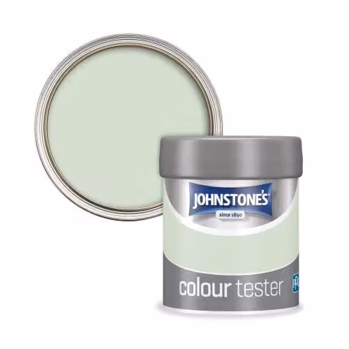 Johnstone's Colour Sample Tester Pot in Apple Flower Green, 75ml