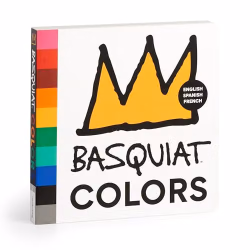 Mudpuppy Basquiat Colors Multicolour Board Book in English, Spanish and French