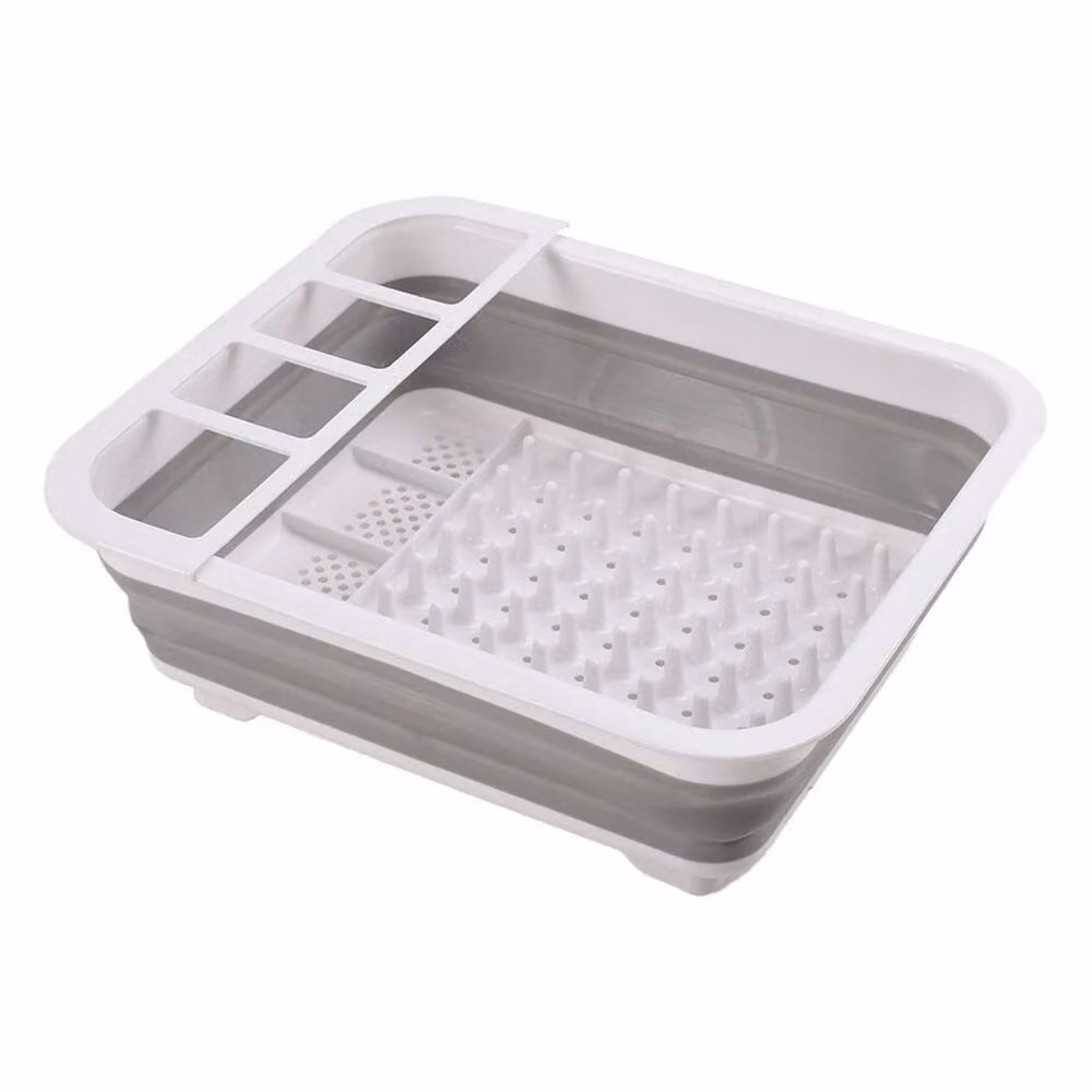 PAWNORA Grey Collapsible Plastic Washing Up Bowl Drainer – 2