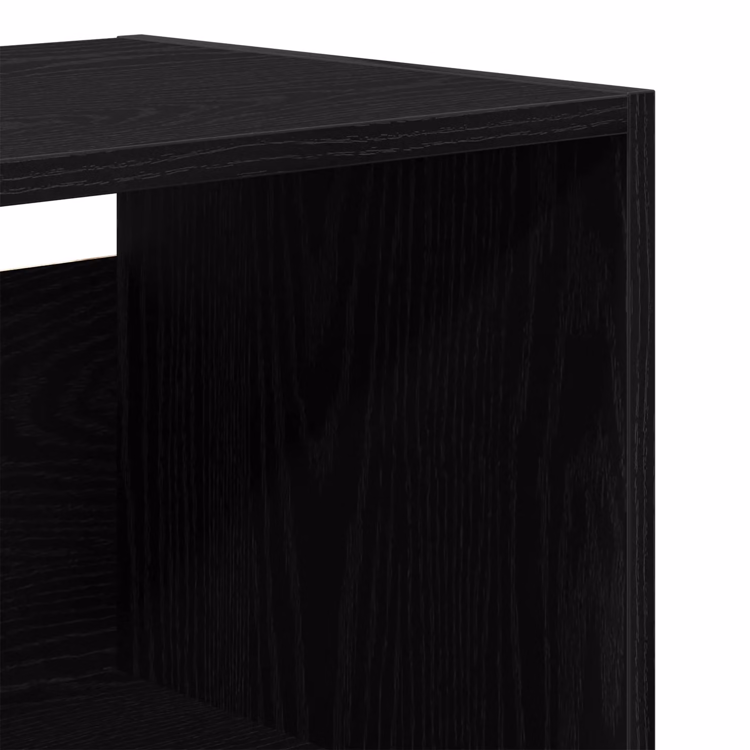 Berkfield Home Modern Black Oak Highboard with Hinged Doors and Internal Shelves, W/D/H: 69.5 x 34 x 180 cm – 4