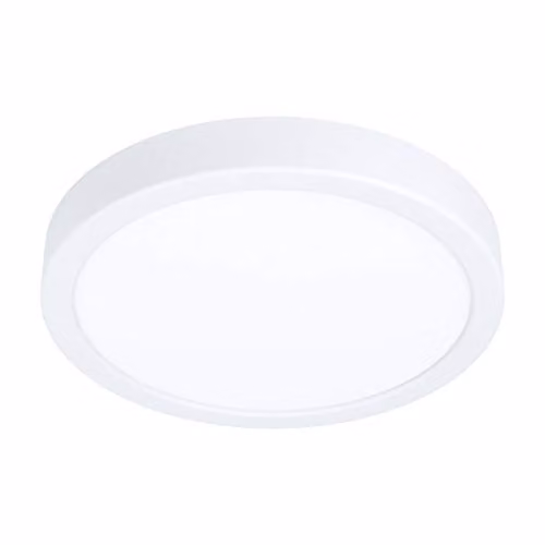 Loops Round Surface Mounted LED Wall and Ceiling Light, White, 210mm, 16.5W, 3000K Warm White