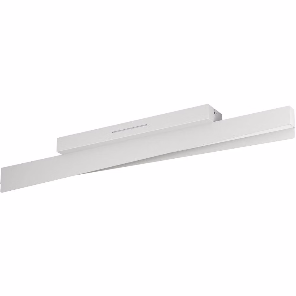Loops Modern Grey and White LED Semi Flush Ceiling Light – 2