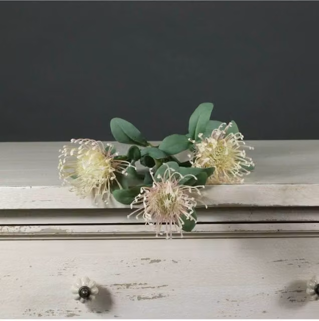 KDMD Tintagel Leucospermum Light Pink Floral Tabletop Decoration, 2 Pack – 1