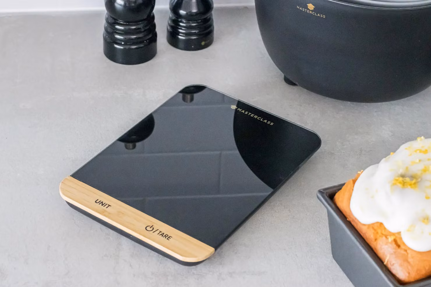 MasterClass Electronic Duo Platform Kitchen Scales in Black with Digital Display and Tare Function – 7