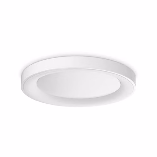 Netlighting Planet Integrated LED Semi Flush Ceiling Light, White, 2600Lm, 3000K Warm White