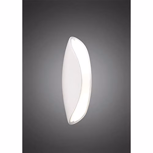 Netlighting Pasion 2-Light Wall Lamp in Gloss White and Polished Chrome with E27 Bulbs – 2