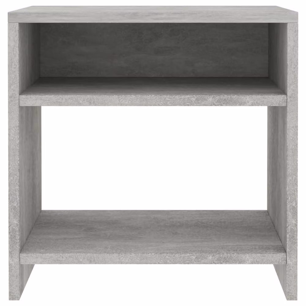 Berkfield Home Elegant Bedside Cabinets, 2 Piece Set in Concrete Grey, W/D/H: 40 x 30 x 40 cm – 4