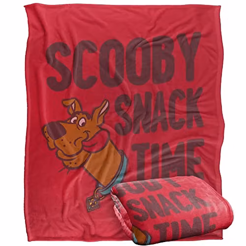 Logovision Scooby Doo Super Soft Fleece Throw Blanket, Multicolour, W/D/H: 152 x 127 cm – 1