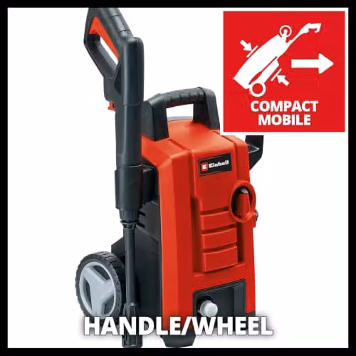 Einhell Pressure Washer 1500W 130 Bar in Red and Black – 3
