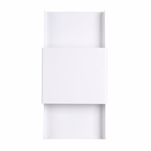 SOLLUX lighting Durlin Pendant Light in White Metal with G9 LED Compatibility