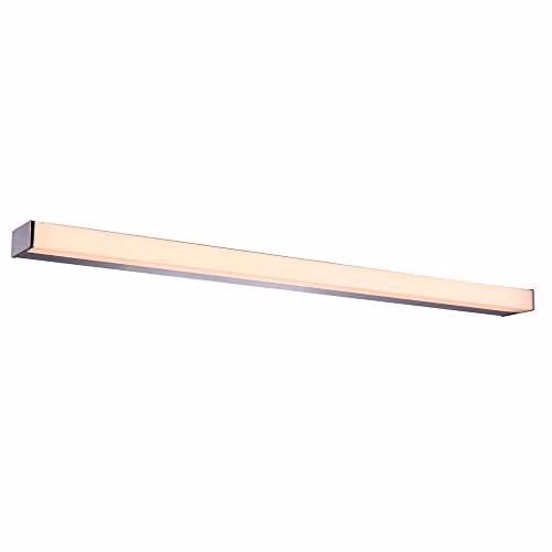 Netlighting Modern LED Wall Lamp in Chrome and Grey with Warm White 3000K 1200lm IP44