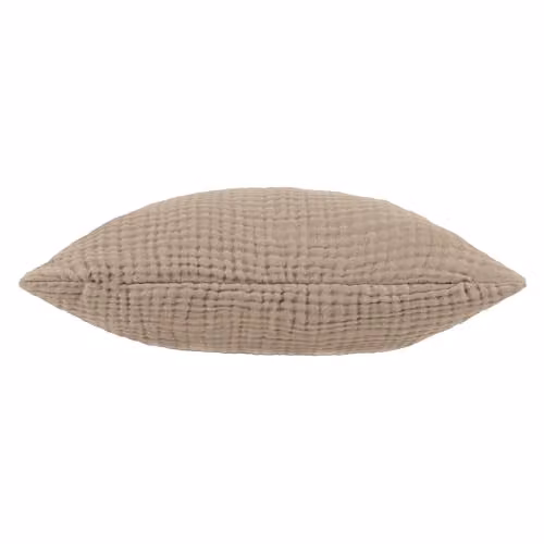 Riva Home Square Polyester Filled Cotton Cushion in Brown and Beige, W/D/H: 45 x 45 x 45 cm – 2
