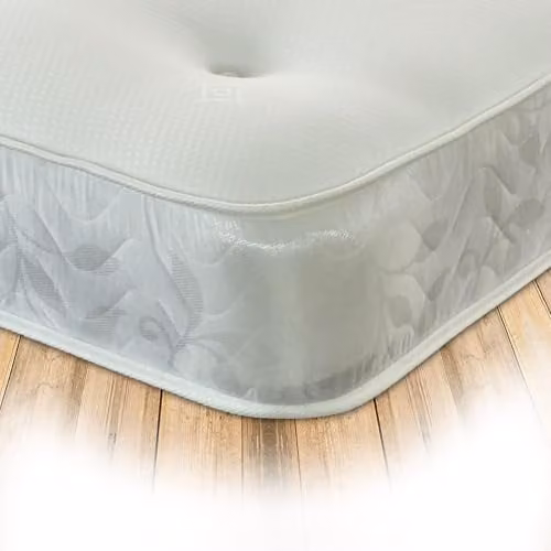 Starlight Beds Galaxy Tufted Hybrid European Single Mattress, White, W/D/H: 90 x 200 x 20 cm