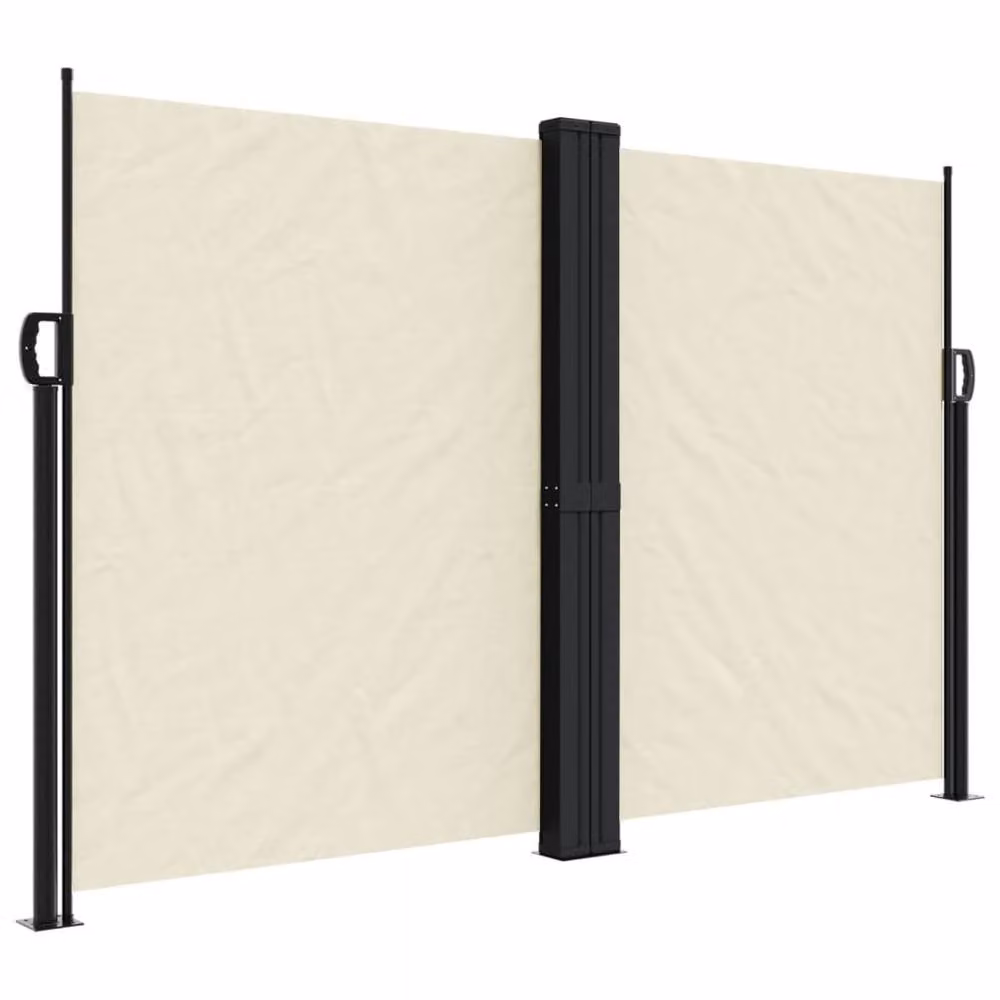 Berkfield Home Retractable Side Awning in Beige, W/H: 600 x 160 cm – 2