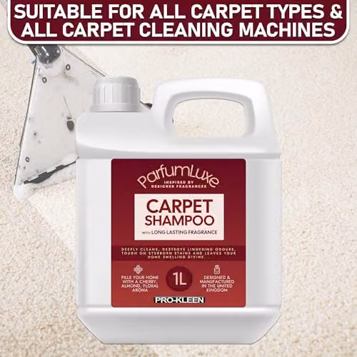 Pro-Kleen Parfum Luxe Carpet Shampoo with Cherry, Almond and Floral Fragrance, 2 x 1 l – 2