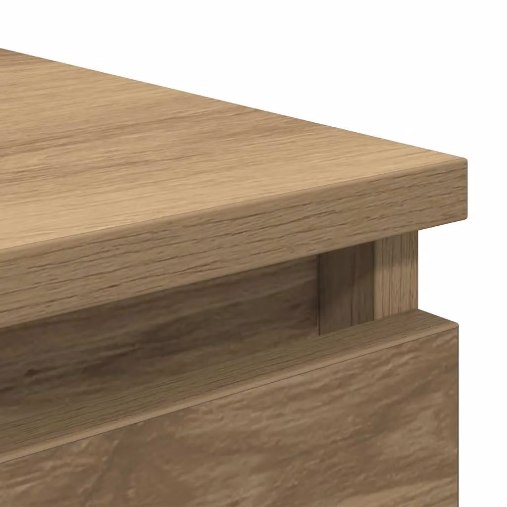 Berkfield Home Artisan Oak Sideboard in Brown, W/D/H: 37.5 x 35 x 76 cm – 2
