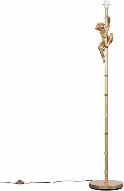 SPETLEK Modern Metal Monkey Floor Lamp Base in Gold – 1