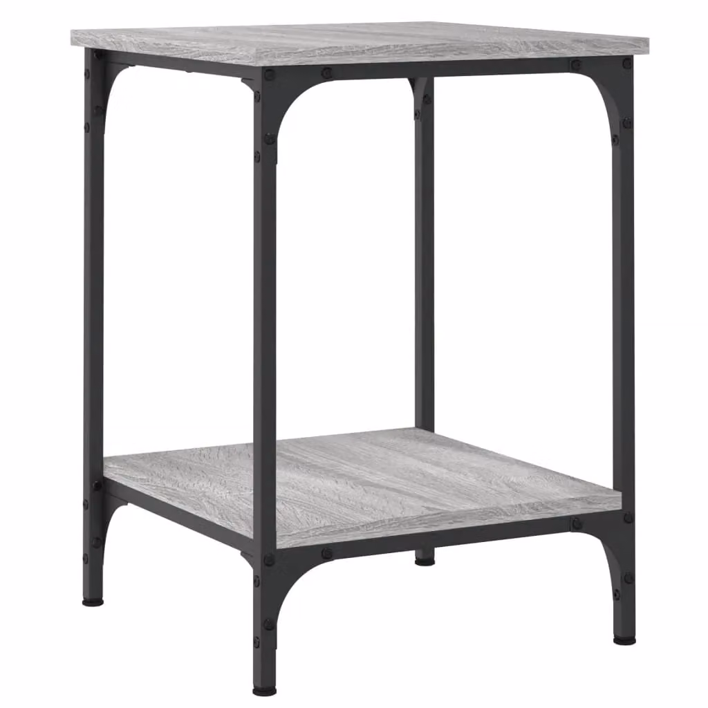Berkfield Home Grey Sonoma Coffee Table W/D/H: 40 x 40 x 55 cm – 2
