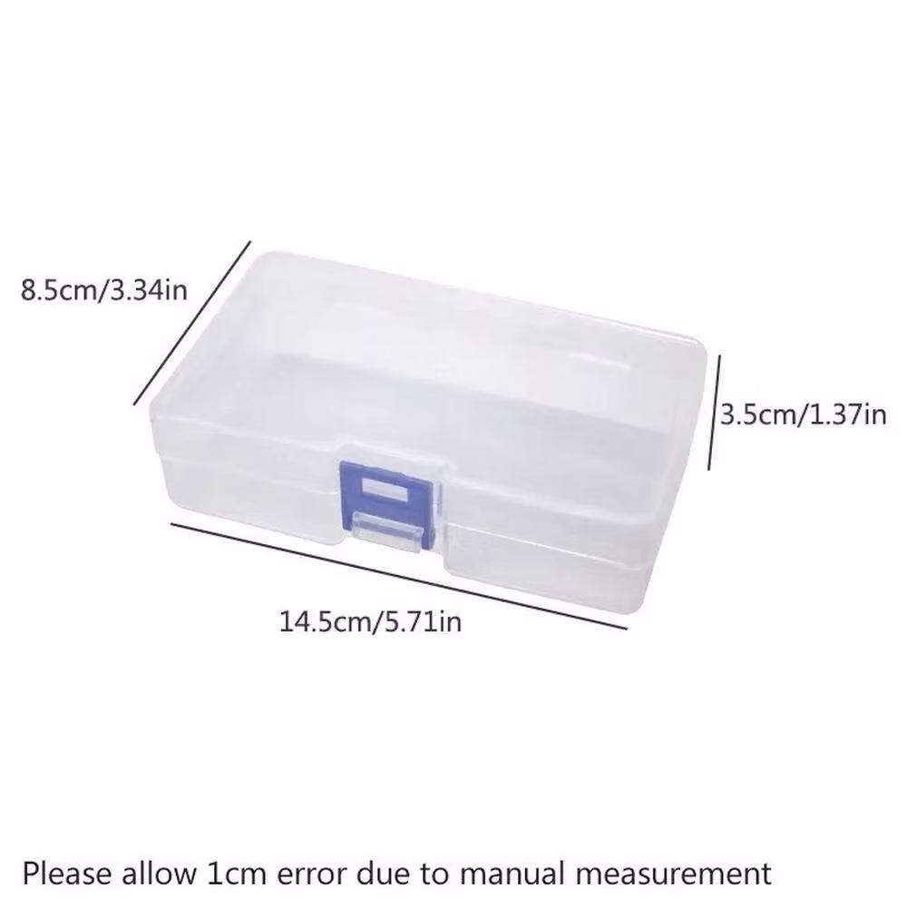 EONLION 3 Pack Transparent Stackable Plastic Organizer Boxes in Clear, 50 cm – 2