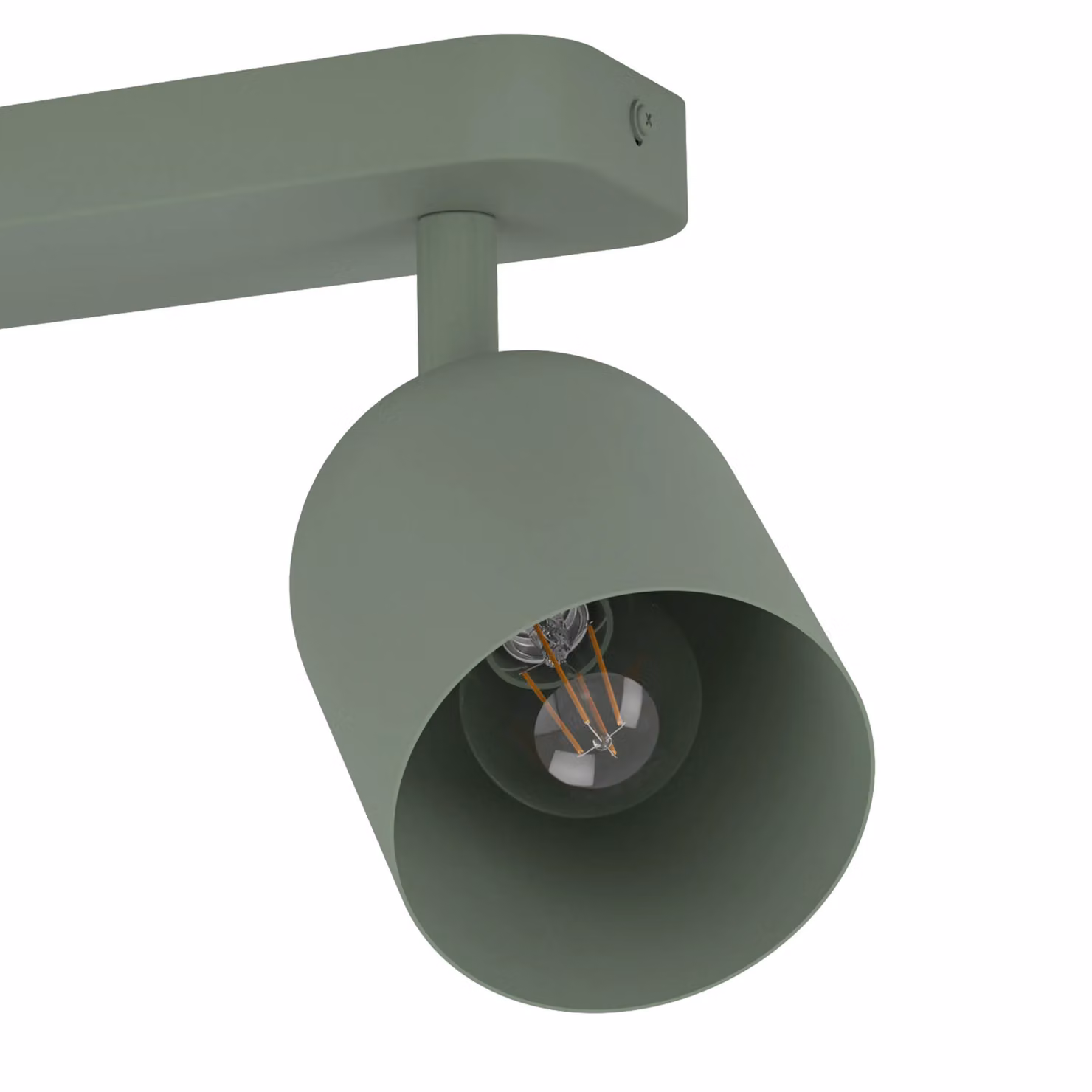 Eglo Tilston Minimalist Dual Steel Ceiling Spotlight in Green – 3