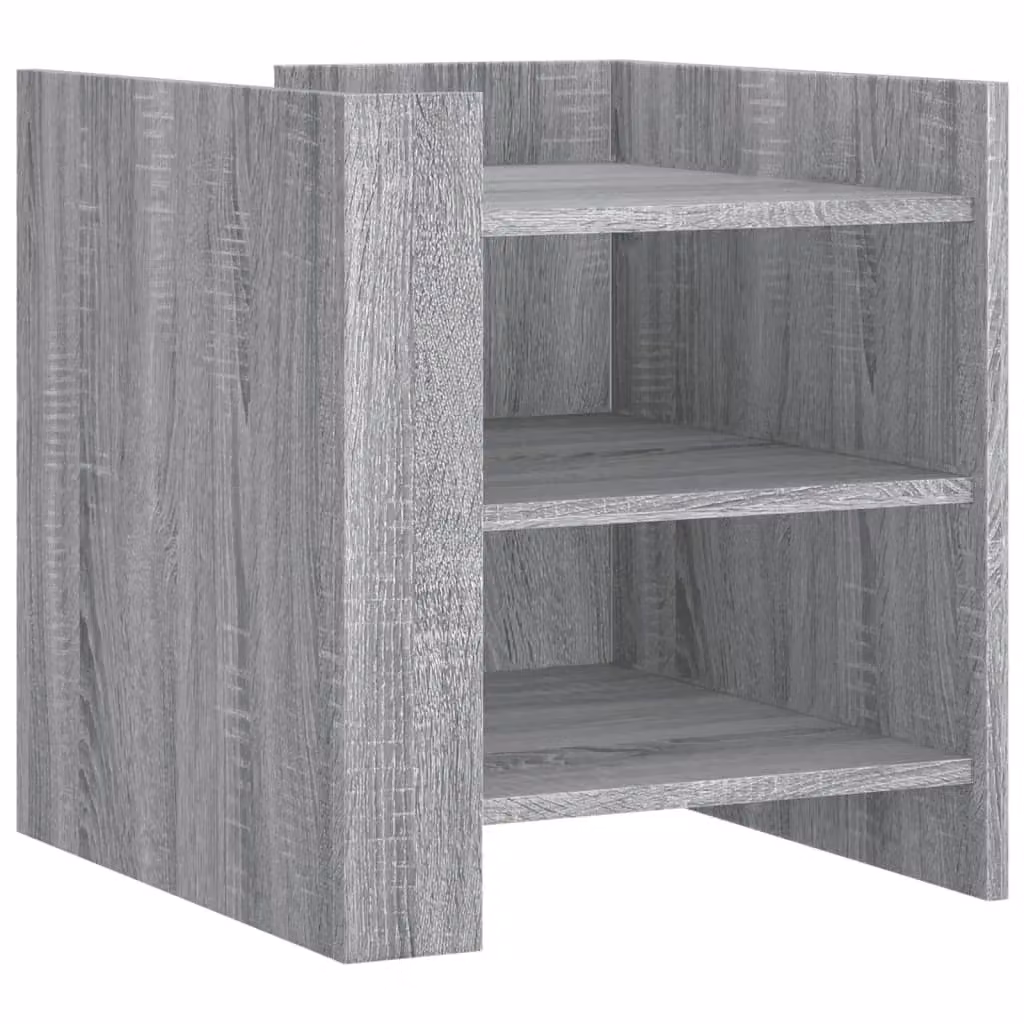 Berkfield Home Grey Sonoma Bedside Cabinet in Engineered Wood W/D/H: 45 x 50 x 50 cm – 2